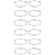 thumbnail image 1 of 12 espaciadores de rueda de anillo de cubo de aluminio universales 74,1 mm O/D 72,6 mm I, 1 of 5