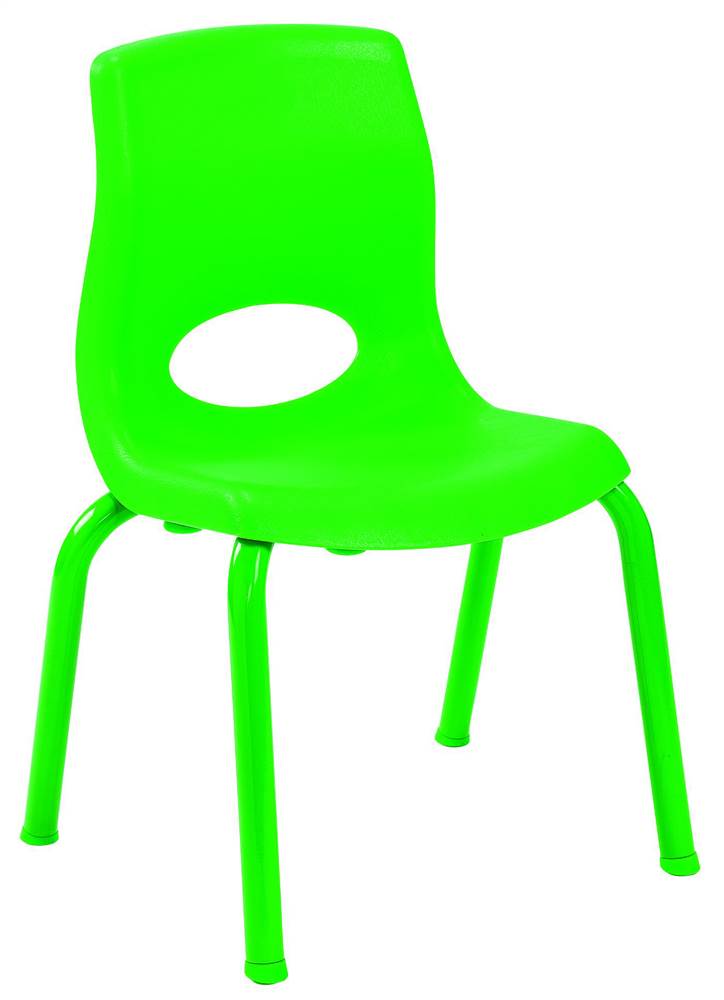 Angeles 10 in. Kids Chair in Green
