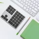 thumbnail image 5 of Número de Almohadilla, 35 Teclas Conexión Fácil de Aleació de aluminio Interruptor de Tijera de Teclado Inalámbrico para escritorio, 5 of 7