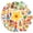 1A, variant on 35pcs-50pcs Colorful Stationery Stickers Summer Kids Stickers Tropical Teacher Reward Stickers for Laptop Suitcase Luggage