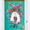 thumbnail image 4 of Easter Decorations for Home Clearance! Easter Able To Move And Make Sounds Home Decoration Artificial Flower Wreath Front Door Decoration Flower Spring Wreath, 4 of 7