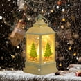 thumbnail image 7 of Lighted Christmas Decor Christmas Lanterns Decorative Battery Include Clear LED Lights Hanging Lantern Vintage Lantern Ornament For Xmas Party Home Candlestick Decor Lights, 7 of 7