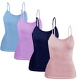 thumbnail image 1 of Set 4 Blusas Mujer Tirantes Unitalla Casual Blusa Crop Top Dama, 1 of 5