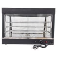 thumbnail image 4 of 35" Commercial Desktop Food Display Warmer Egg Tart Pizza Heating Insulation Cabinet Three-layer, 4 of 12