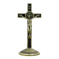 thumbnail image 1 of Holy Table Cross Jesus Christ on the Stand Christian Church Relics Figurines Catholic Antique Home Decoration, 1 of 5