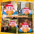 thumbnail image 6 of 4FT Thanksgiving Inflatable Turkey Outdoor Decorations, Lovely Blow Up Baby Turkey with Colorful Tail and Bright LED Lights for Fall Yard Garden Lawn Indoor House Holiday Party Decor, 6 of 6