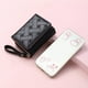 thumbnail image 5 of Cartera Minnieouse de Moda para Mujer Cuero Portátil Negro, 5 of 6