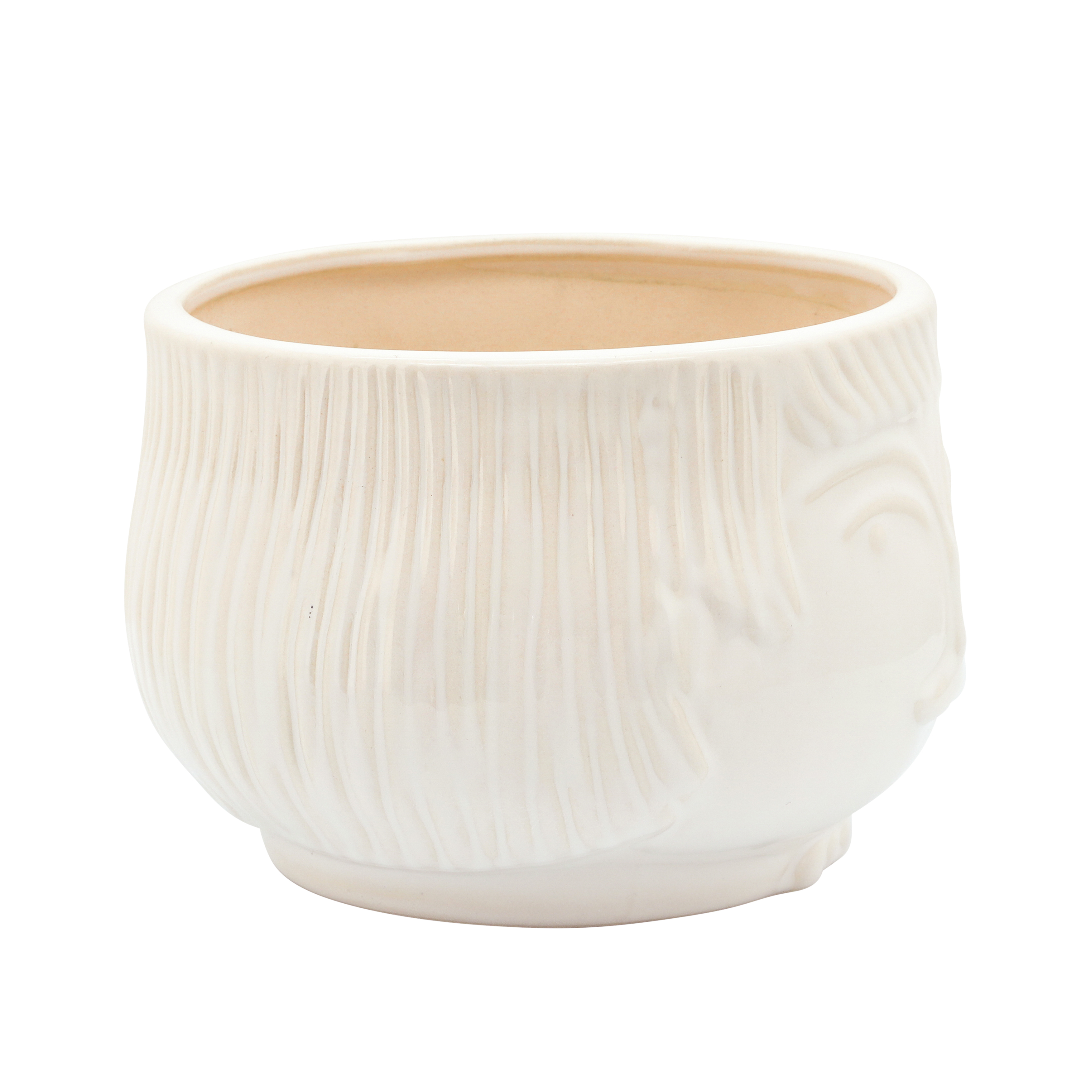 Sagebrook Home 7" Grandpa Planter, White
