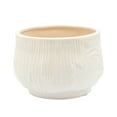 thumbnail image 3 of Sagebrook Home 7" Grandpa Planter, White, 3 of 4