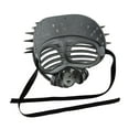 thumbnail image 3 of Metallic Finish Spiked Steampunk Full Face Submarine Diver Mask Halloween, 3 of 3