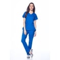 thumbnail image 2 of Dagacci Medical Uniform Women's Scrubs Set Stretch Ultra Soft Top and Pants, 2 of 6