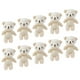 thumbnail image 4 of 10 Uds. De muñeco de oso pequeño de peluche, colgante de oso de peluche, llavero de Animal de peluche, colgante, 4 of 7