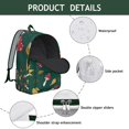 thumbnail image 4 of Daily Backpack with Mushroom Graphics, Comfortable Oxford Build, Large Interior, 4 of 5