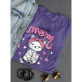 thumbnail image 3 of Mothers Day Cat And Kitten Shaped T-Shirt Women -Image by Shutterstock, Female 3X-Large, 3 of 4