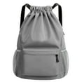 thumbnail image 1 of POINTERTECK Unisex Casual Knapsack Large Capacity Gym Bag Traveling Backpacks (Grey), 1 of 7