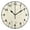 Black, variant on 9.84in Perched Birds PVC Canvas Wall and Table Clock with Canvas Texture, Black or Gold Hands