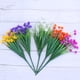 thumbnail image 2 of Ramo de flores de simulación de 5 piezas, ramo de flores de plástico realistas, ramo de flores vívidas, adorno para boda, hogar, fiesta, bar, decoración, 2 of 7