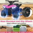 thumbnail image 3 of TLSUNNY Ride-On ATV Car with Music & Lights, 6V Battery Powered 4-Wheeler, Gift for Boys & Girls Ages 3+, 3 of 9