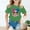 Green, variant on Aihuaihua Girl's Graphic Tees Crew Neck Short Sleeve Cute Summer Tops Multicolor Print T Shirts Black,7-8 Years