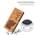 thumbnail image 5 of For Samsung Galaxy S23 FE 5G 6.4" Cartoon Elephant Embossed Strong Magnetic Attachment/Closure, Card Slots/Pocket, With Hand Strap，PU Leather Flip Wallet Case ﻿,Yellow,For Galaxy S23 FE 5G, 5 of 11