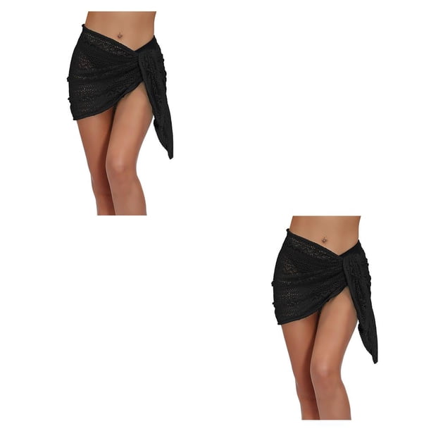 Sonducket Vestidos de playa Gancho de ganchillo Cubierta de de encaje Secado rápido Cómodo de usar Buena elasticidad corta Rojo S Type1 NO1 Sonducket CBP377254