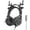 Deer ear black, variant on Gaming Headset, Cat Ear Headset PC Gaming Headphones with Retractable Mic Noise Cancelling, Stereo Sound, DIY Face Covers for PC, PS4, PS5,Xbox One
