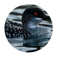 thumbnail image 4 of HAOXIT Loon Birds Round Decorative Tablecloth, Table, Coffee Table Tablecloth 46-50, 4 of 8