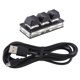 thumbnail image 1 of Multimedia Osu Gaming Keypad 3 Key Custom Programming Macro Keyboard Copy Paste Hid Mechanical Keyb, 1 of 5