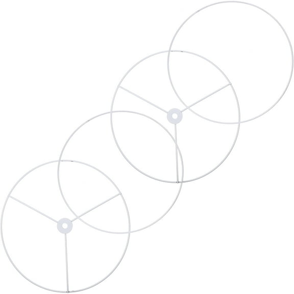 2 Sets of Home Light Pendant Frame Chandelier E27 Round Lampshade Support Brackets