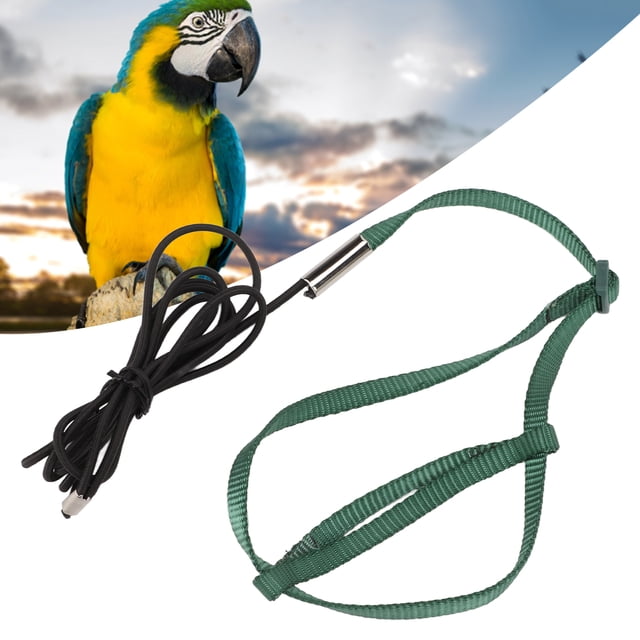 Accesorio de entrenamiento para pájaros, correa de arnés para pájaros, cuerda ajustable para volar pájaros, cuerda de tracción para loros, ingeniería de precisión