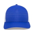 thumbnail image 3 of Outdoor Cap OC502M soft snap closure, mesh back panels-Royal/White/White, 3 of 8