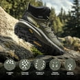 thumbnail image 3 of Nortiv 8 Men’s Hiking Boots & Work Boots - Durable Waterproof Outdoor Footwear for Men, Comfortable & Slip-Resistant, 3 of 9