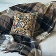 thumbnail image 2 of STP GOODS Owl Throw Pillow with Insert 18x18" (45x45 cm) William Morris Tapestry Pillow Square Sofa Cushion Decorative Couch Cushion for Sofa Living Room Bedroom, 2 of 13