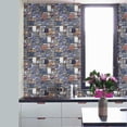 thumbnail image 3 of Vintage Brick Pattern Self-Adhesive Wallpaper Removable Wall Stickers Bedroom Wardrobe Decor, 3 of 5