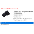 thumbnail image 2 of Air Intake Hose - Compatible with 1994 - 1995 BMW 318is, 2 of 2