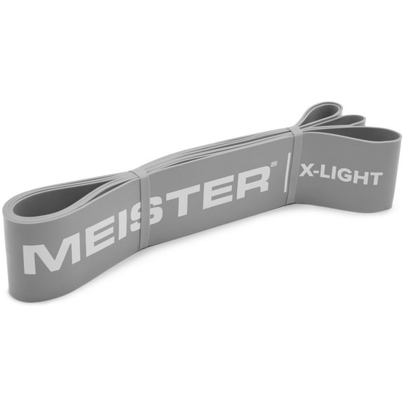 Meister XBand Comfort Width Resistance Band - 41" x 2" - X-Light - Gray