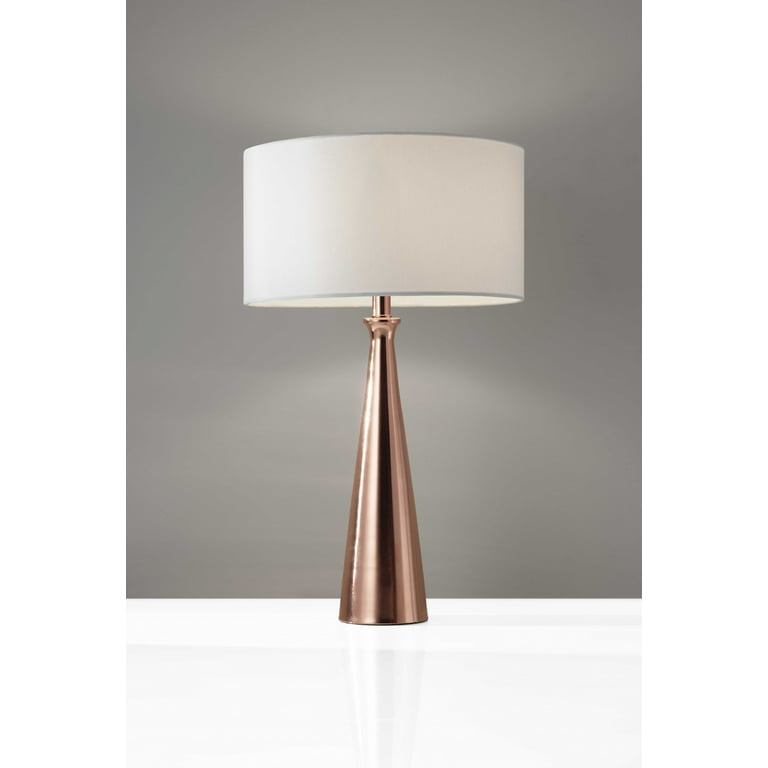 Black Metal Tapered Base Table Lamp Black Metal Tapered Base Table Lamp