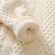 thumbnail image 5 of Suéter Para Niños Otoño Invierno Niños Jersey De Cuello Redondo Suéter Grueso De Felpa Blanco Odeerbi LM103-6389, 5 of 8