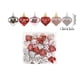 thumbnail image 3 of Juego de 24 Colgantes Decorativos Navideños con Forma de Corazón para San Valentín., 3 of 6