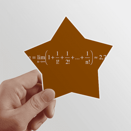 Mathematical Formula Expression Calculation Brackets Star Sticker Paster Vinyl Car Tags Decoration Decal