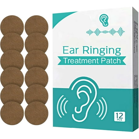 24 PCS Tinnitus Relief Patches Natural Herbal Formulation Tinnitus Treatment Patches for Hearing Loss & Ear_ache Relieves  Improves Hearing & Boost Blood