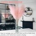 thumbnail image 5 of CuiLiyq Halloween Artificial Flowers for Decoration, Faux Pampas Grass, Suitable for Festival Wedding Party Decoration, Contemporary Interior Decor (Pink), 5 of 6