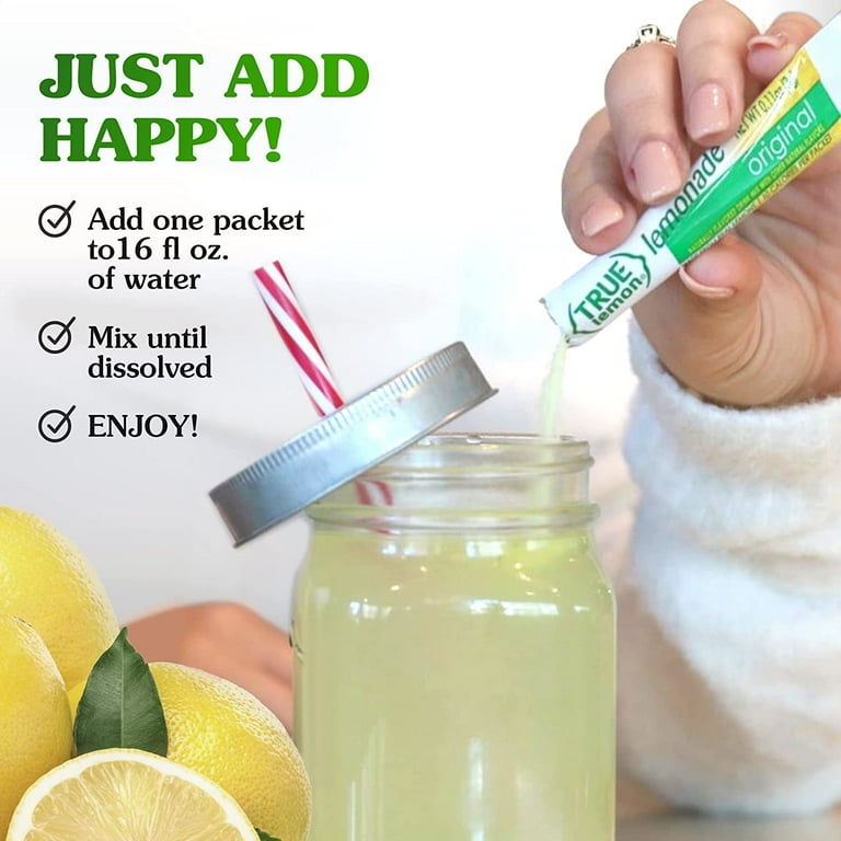Lemon water packets discount