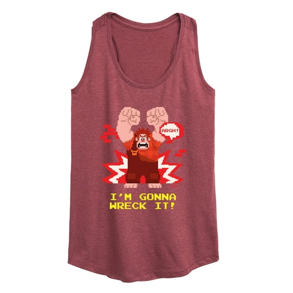 Disney Wreck It Ralph - I'm Gonna Wreck It - Women's Racerback Tank Top
