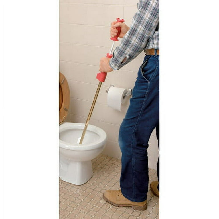 How To Unclog A Toilet With a Snake or Toilet Auger 