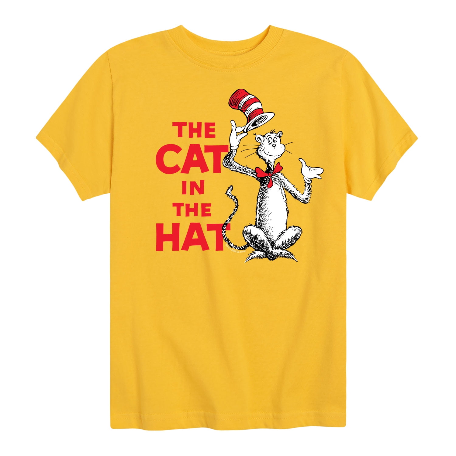 Dr. Seuss Cat In The Hat Toddler And Youth Short Sleeve Graphic T