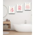 thumbnail image 6 of Framed Matisse Pink Wall Art Set of 3,Minimalist Canvas Wall Decor,Truly Quality Canvas Prints for 12x16IN,Art Poster Decoration for Bathroom,Bedroom, 6 of 6