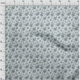 thumbnail image 4 of oneOone Viscose Chiffon Dusty Blue Fabric Floral Sewing Craft Projects Fabric Prints By Yard 42 Inch Wide, 4 of 4