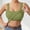 Army Green, variant on U-Back Workout Tank Tops for Women with Built in Bra,Removable Pads Racerback Sleeveless Gym Athletic Yoga Tops(Blue,S)