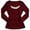 G566 Red, variant on Likimi T Shirts For Women With Lace Crew Neck Long Sleeve Solid Color Slim Fit Comfortnable Tops Black Size L